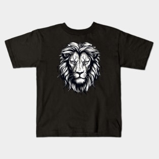 Majestic Lion Design, African Animal, King of the Jungle Kids T-Shirt